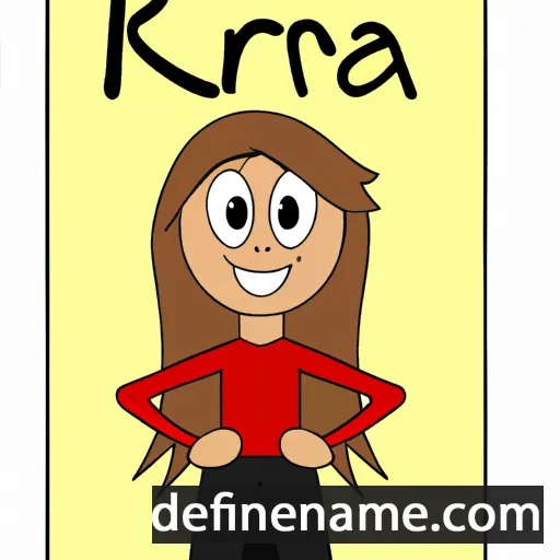 Klára cartoon