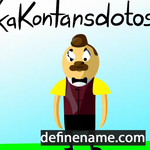 Konstadinos cartoon