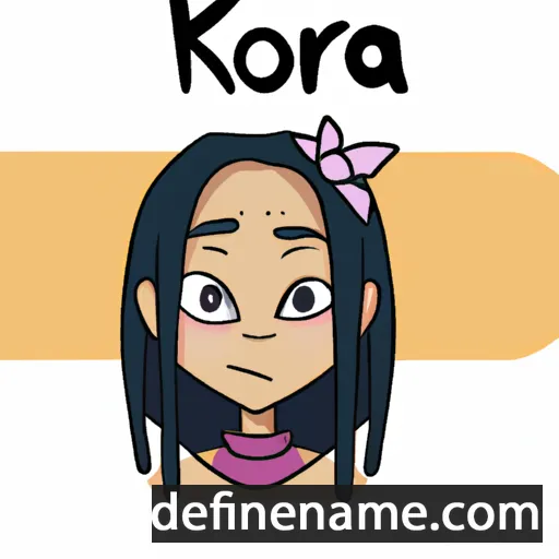 Kora cartoon