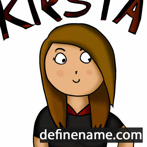 Krista cartoon