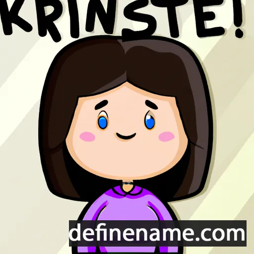 Kristīne cartoon