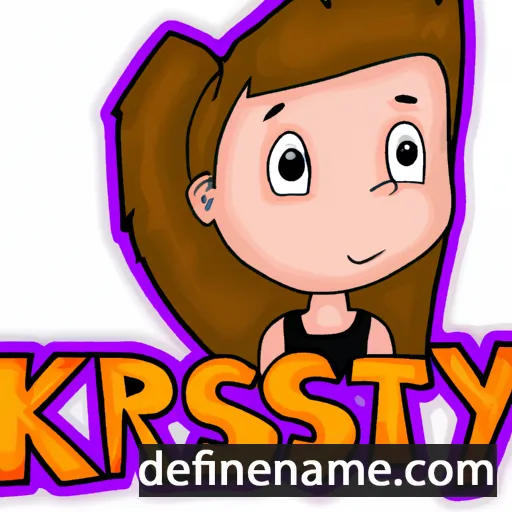 Kristy cartoon