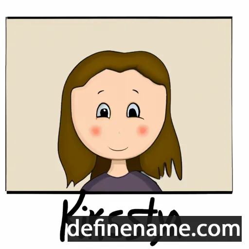 Kristýna cartoon