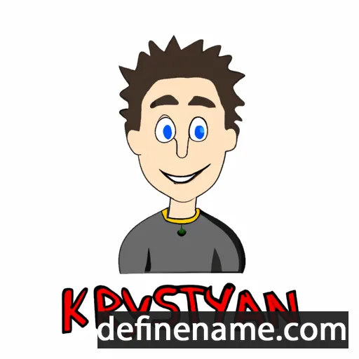 Krystian cartoon