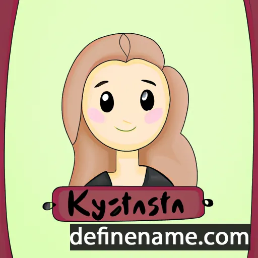 Krystiana cartoon