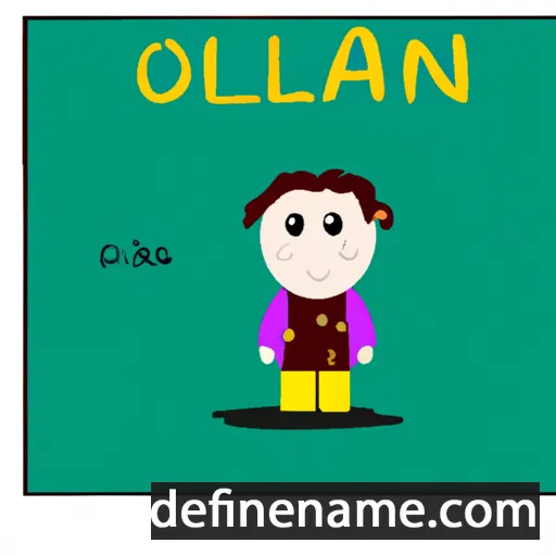 Ólan cartoon