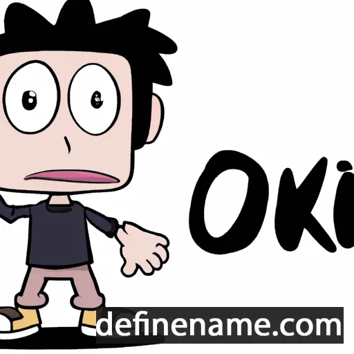 cartoon of the name Oki