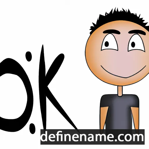 cartoon of the name Oki