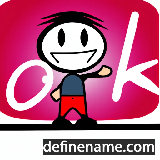 cartoon of the name Oki