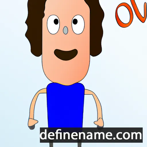 cartoon of the name Olave