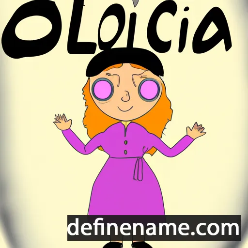 Olcia cartoon