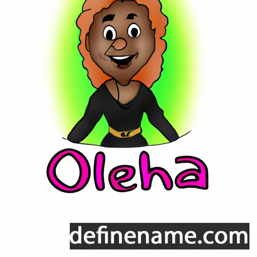 Oletha cartoon