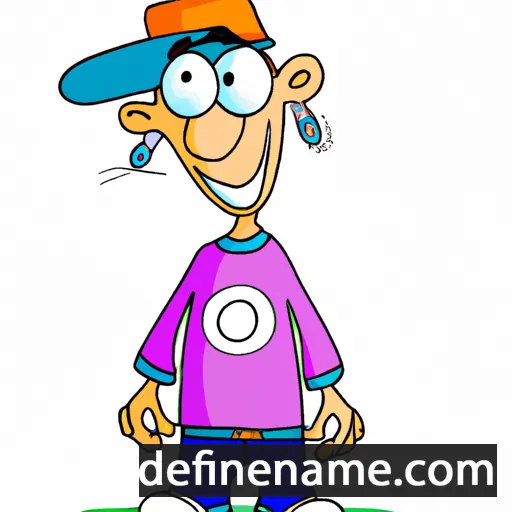 cartoon of the name Oli