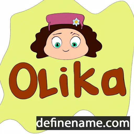 Olička cartoon