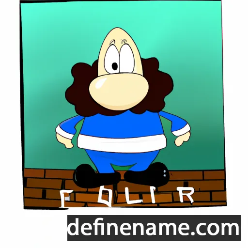 Olluff cartoon