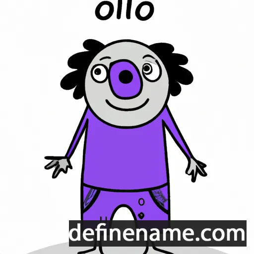 cartoon of the name Olo