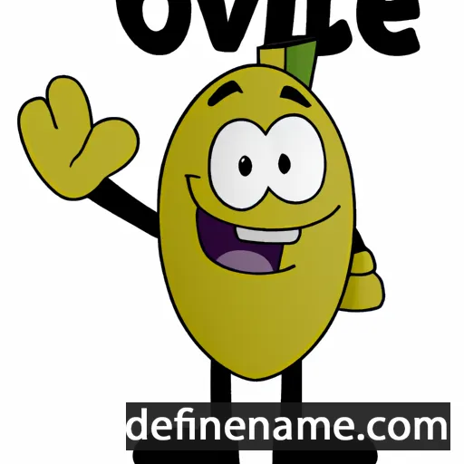 cartoon of the name Olve