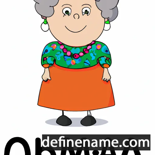 cartoon of the name Oma