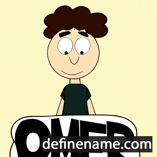 cartoon of the name Omer