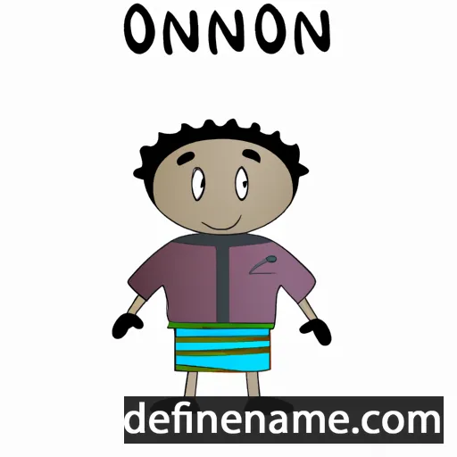 Onajon cartoon