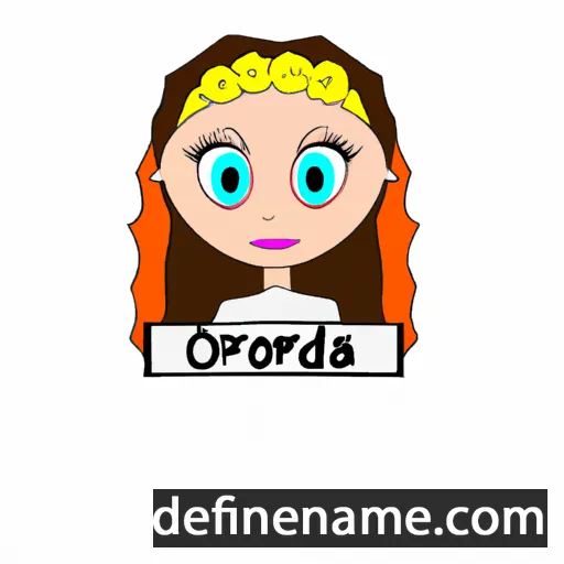 Ondrea cartoon