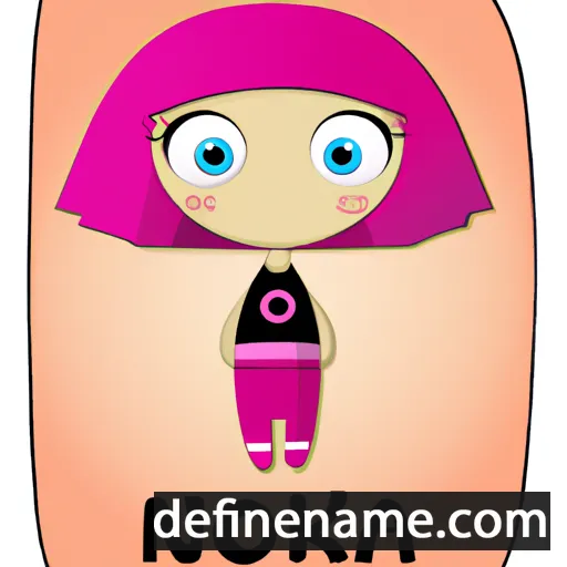 cartoon of the name Onika