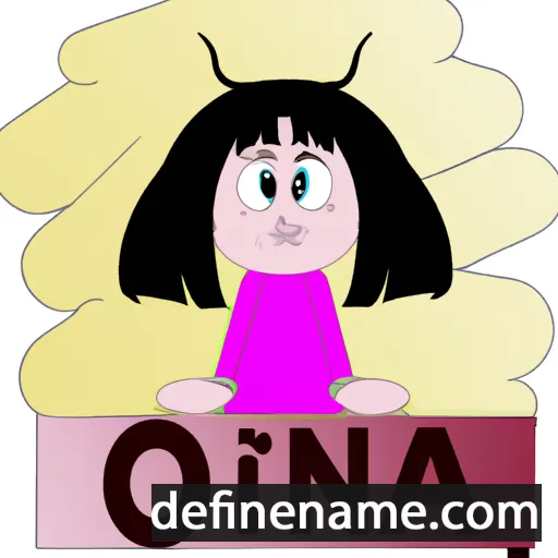 cartoon of the name Onnika