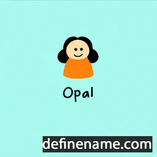 Opaali cartoon