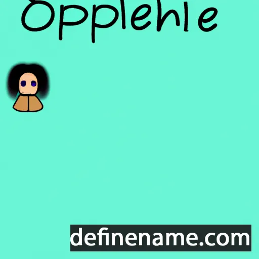 Ophélianne cartoon