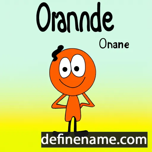 Orande cartoon