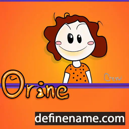 Oranne cartoon