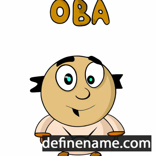 cartoon of the name Orba