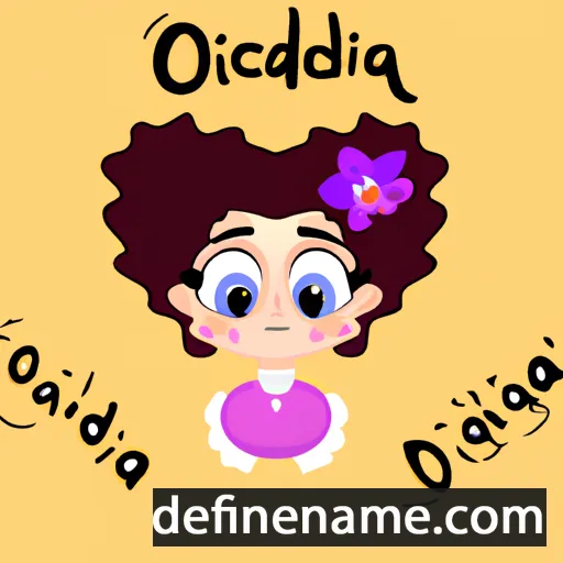 Orchidėja cartoon