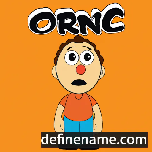 Orenç cartoon