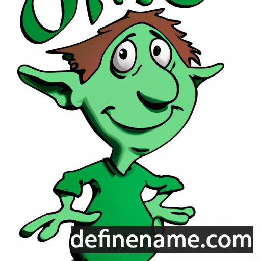 cartoon of the name Orin