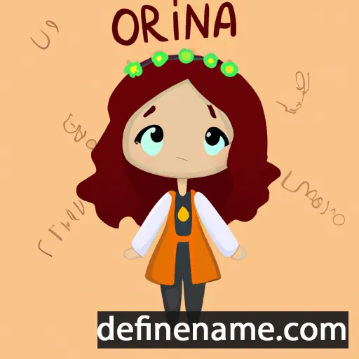 Orina cartoon