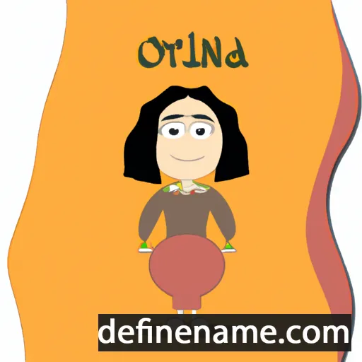 cartoon of the name Orina