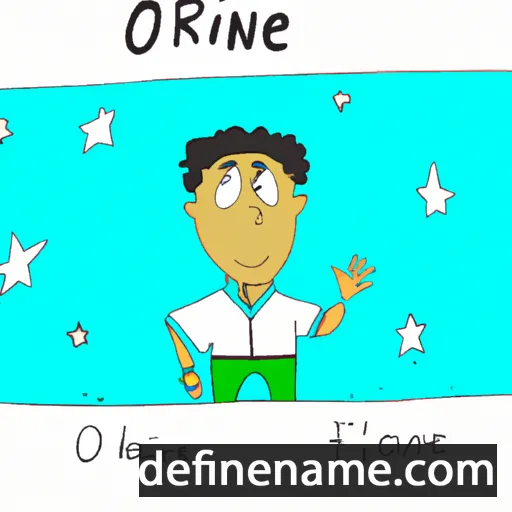 Orione cartoon