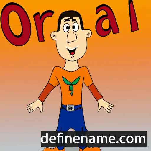 cartoon of the name Orlan