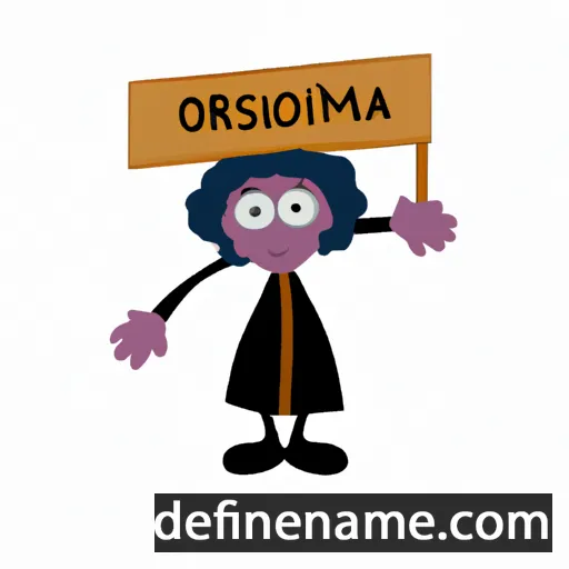 cartoon of the name Ormisda