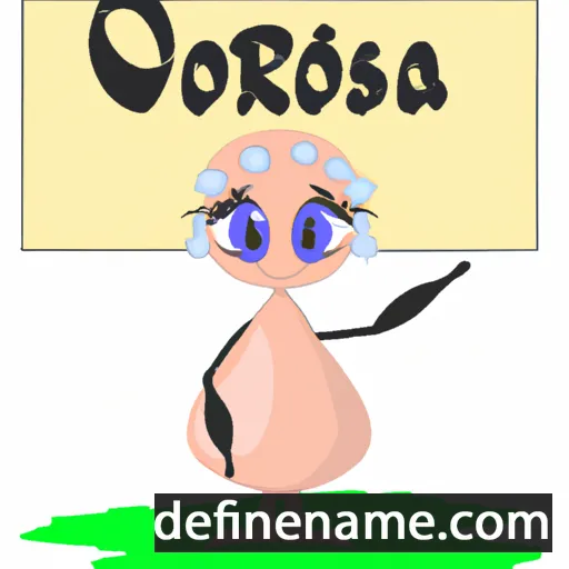 Orosia cartoon