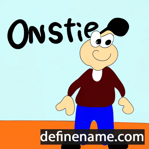 Østine cartoon