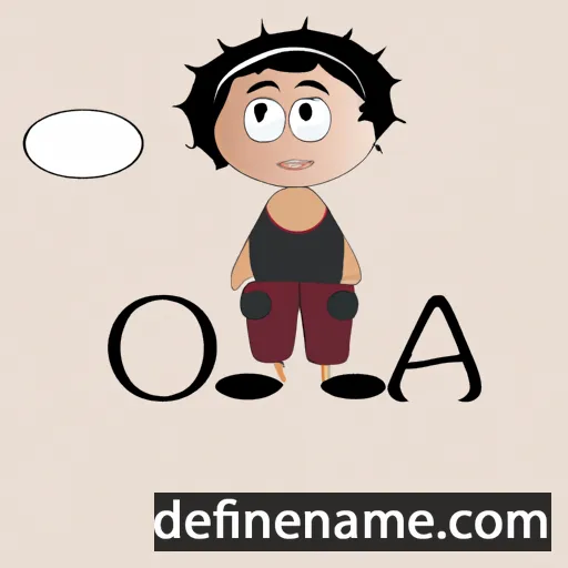 cartoon of the name Osa