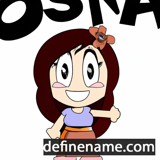 cartoon of the name Osana