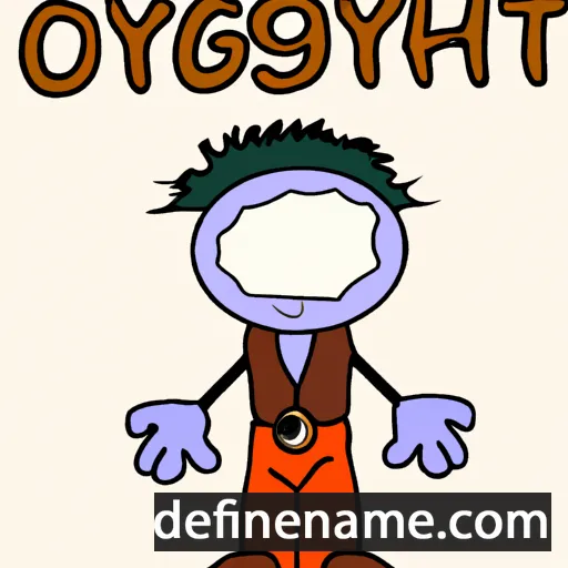 Osgyth cartoon