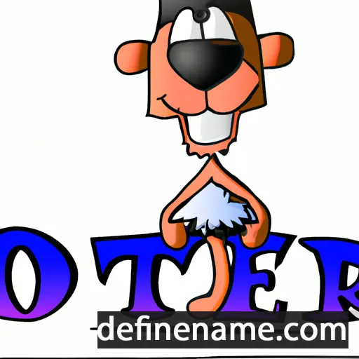 cartoon of the name Oter