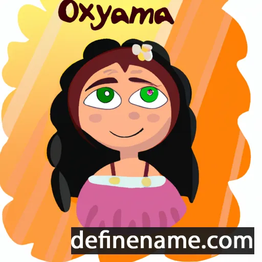 Oxaniya cartoon