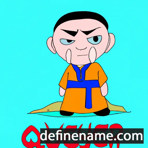 Oyuu-erdene cartoon