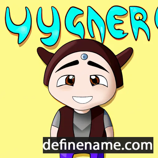 Oyuungerel cartoon