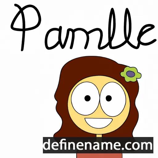 Pâmela cartoon